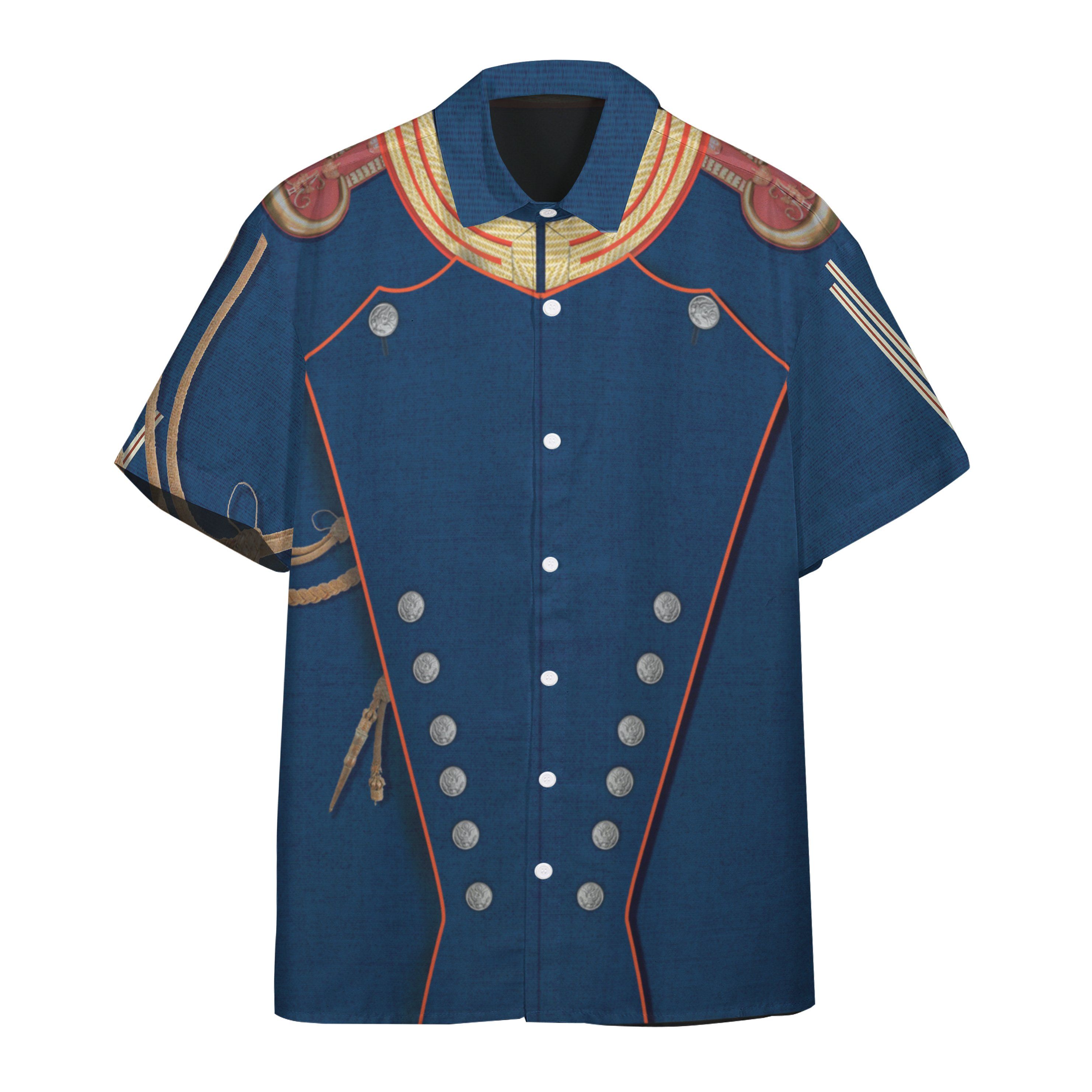 Gearhuman 3D German Army Custom Short Sleeve Shirt GW171143 Short Sleeve Shirt Short Sleeve Shirt S