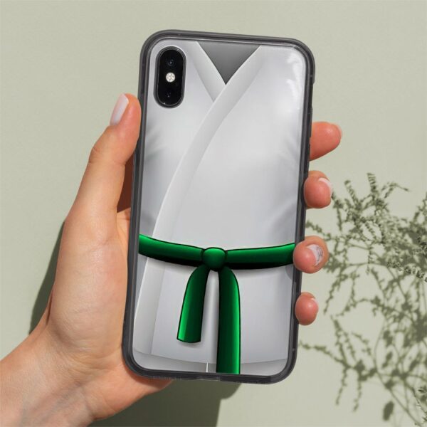 Gearhuman 3D Green Karate Belt Phone Case ZK1706216 Glass Phone Case 