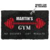 Gearhuman 3D Gym Custom Name Doormat ZK1006217 Doormat Doormat S(15,8inchx23,6inch)