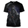 Gearhuman 3d -Halloween Death Hoodies T-Shirt Apparel HL1011058 3D Custom Fleece Hoodies T-Shirt S 