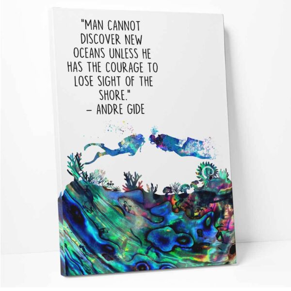 Gearhuman 3D Has The Courage To Lose Sight Of The Shore Canvas ZK2005218 Canvas