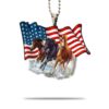 Gearhuman 3D Horse American Pride Custom Car Hanging GW1606217 Car Hanging Car Hanging/1 Pack