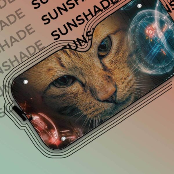 Gearhuman 3D Iron Man HUD Cat Auto Sunshade ZK2804211 Auto Sunshade