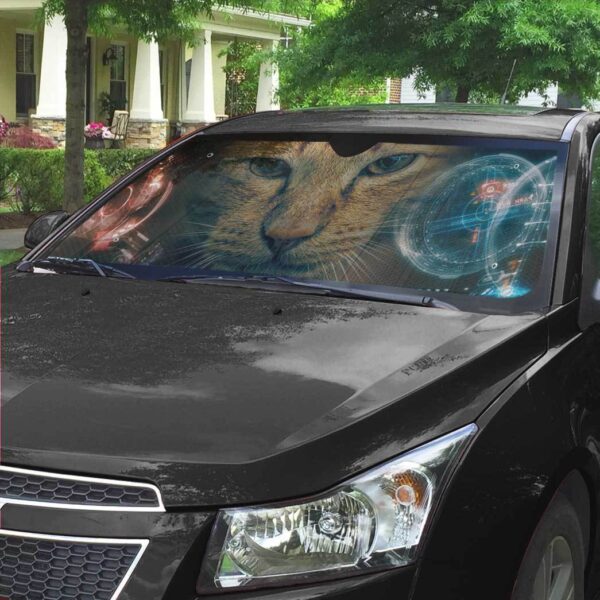 Gearhuman 3D Iron Man HUD Cat Auto Sunshade ZK2804211 Auto Sunshade