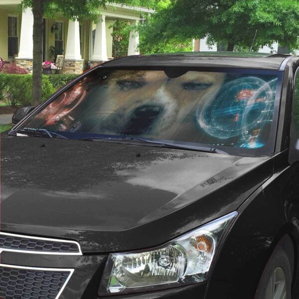 Gearhuman 3D Iron Man HUD Dog Auto Sunshade ZK2804212 Auto Sunshade 