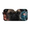 Gearhuman 3D Iron Man HUD Pug Dog Auto Sunshade ZK2804213 Auto Sunshade 57''x27.5''