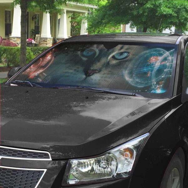 Gearhuman 3D Iron Man HUD Ragdoll Cat Auto Sunshade ZK2804214 Auto Sunshade