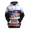 Gearhuman 3D Jeep American Flag Tshirt Hoodie Apparel ZZ2705213 3D Apparel Hoodie S