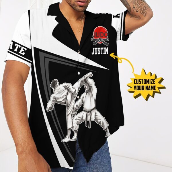 Gearhuman 3D Karate Custom Name Hawaii Shirt ZK1606211 Short Sleeve Shirt 