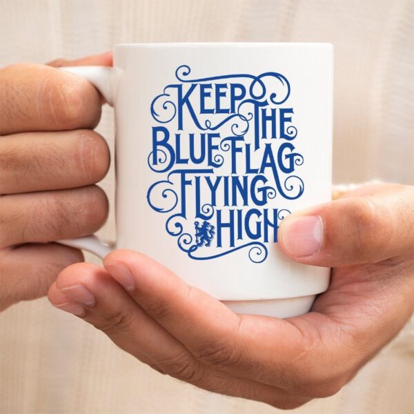 Gearhuman 3D Keep The Blue Flag Flying High Mug ZK0106214 Mug 