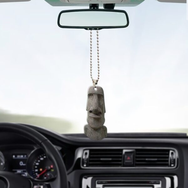 Gearhuman 3D Massive Easter Island Moai Head Statue Car Hanging ZK1806212 Car Hanging 