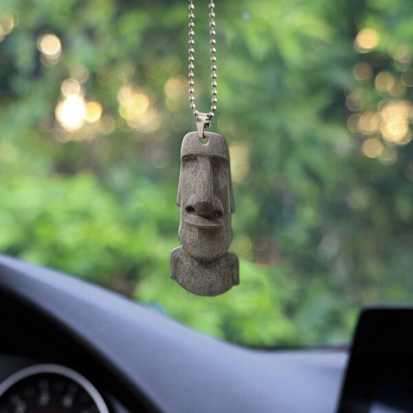 Gearhuman 3D Massive Easter Island Moai Head Statue Car Hanging ZK1806212 Car Hanging 