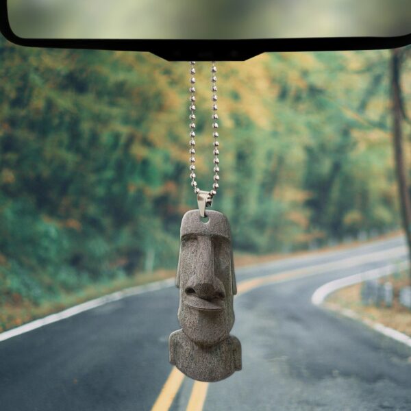 Gearhuman 3D Massive Easter Island Moai Head Statue Car Hanging ZK1806212 Car Hanging 