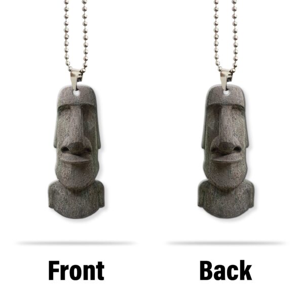 Gearhuman 3D Massive Easter Island Moai Head Statue Car Hanging ZK1806212 Car Hanging