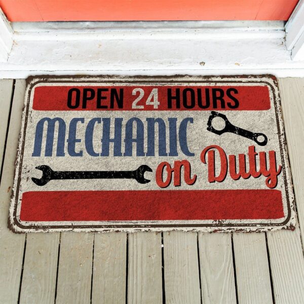 Gearhuman 3D Mechanic On Duty Doormat ZK04062110 Doormat