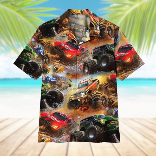 Gearhuman 3D Monster Truck Hawaii Shirt ZK1106219 Hawai Shirt 