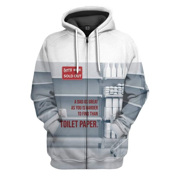 Gearhuman 3D My Dad Is My Hero Custom Hoodie Apparel GL05052 3D Custom Fleece Hoodies Zip Hoodie S