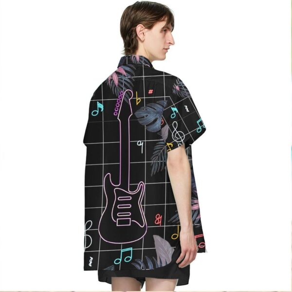 Gearhuman 3D Neon Electric Guitar Hawaii Shirt ZK0405211 Hawai Shirt