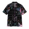 Gearhuman 3D Neon Electric Guitar Hawaii Shirt ZK0405211 Hawai Shirt Short Sleeve Shirt S