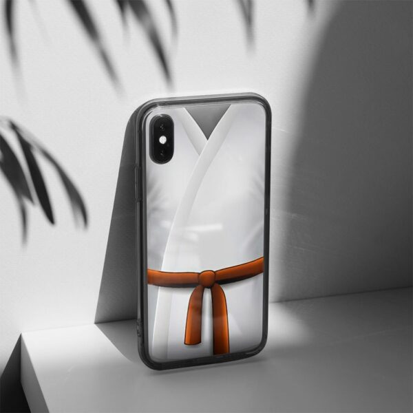 Gearhuman 3D Orange Karate Belt Phone Case ZK1706217 Glass Phone Case 