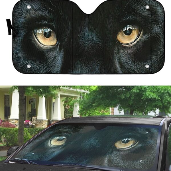 Gearhuman 3D Panther Eyes Car Sunshade ZK3006213 Auto Sunshade 