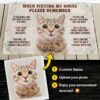 Gearhuman 3D Please Remember Cats House Rule Custom Photo Custom Name Doormat GW0107213 Doormat Custom Photo S(15,8 inch x 23,6 inch)