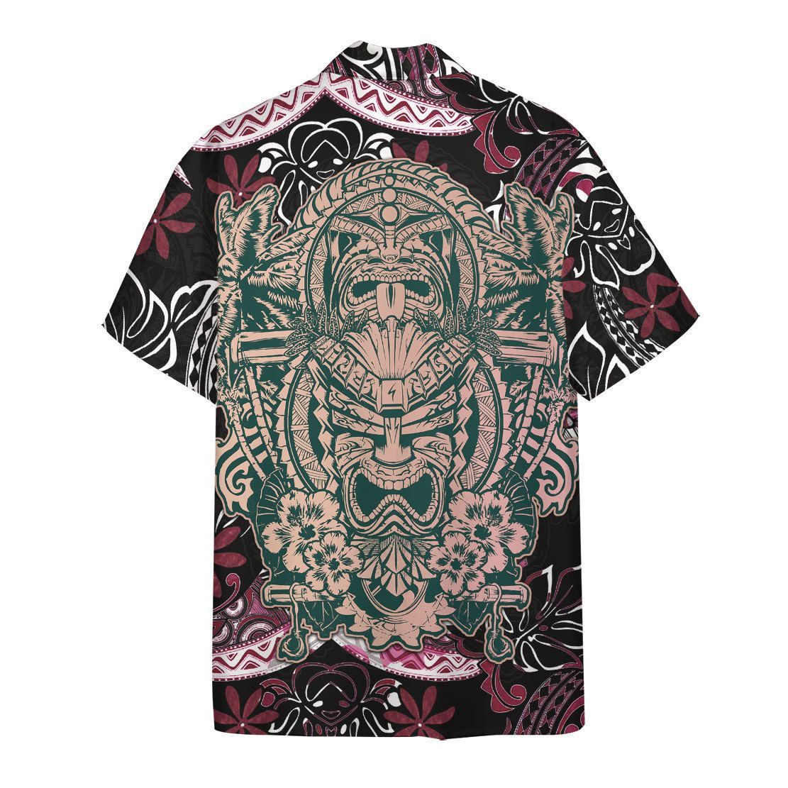 Gearhuman 3D Polynesian Tiki Hawaii Shirt ZK2106211 Short Sleeve Shirt