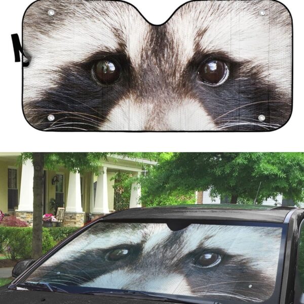 Gearhuman 3D Raccoon Eyes Sunshade ZK0707213 Auto Sunshade 