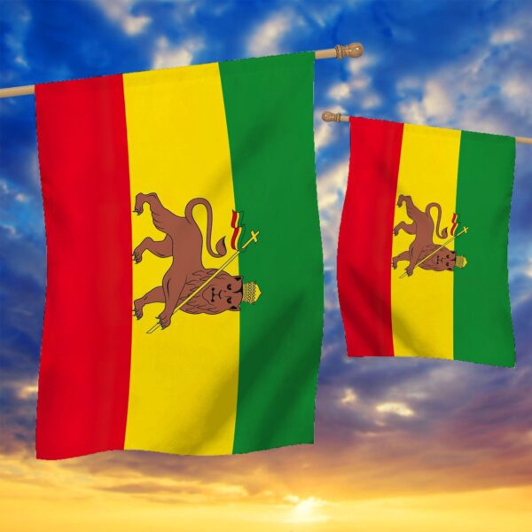 Gearhuman 3D Rastafari Flag ZK1506212 Flag House 