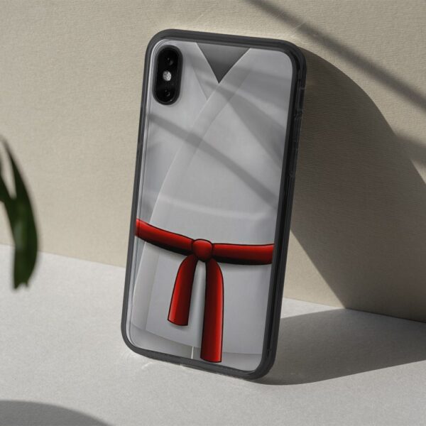 Gearhuman 3D Red Karate Belt Phone Case ZK1706212 Glass Phone Case