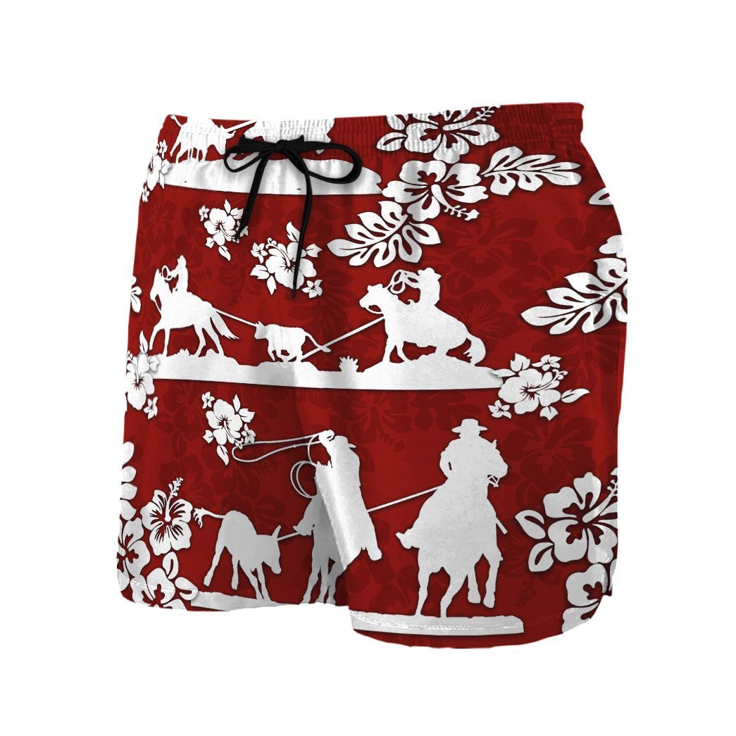 Gearhuman 3D Red Team Roping Shorts ZK2506215 Men Shorts