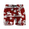 Gearhuman 3D Red Team Roping Shorts ZK2506215 Men Shorts Beach Shorts S
