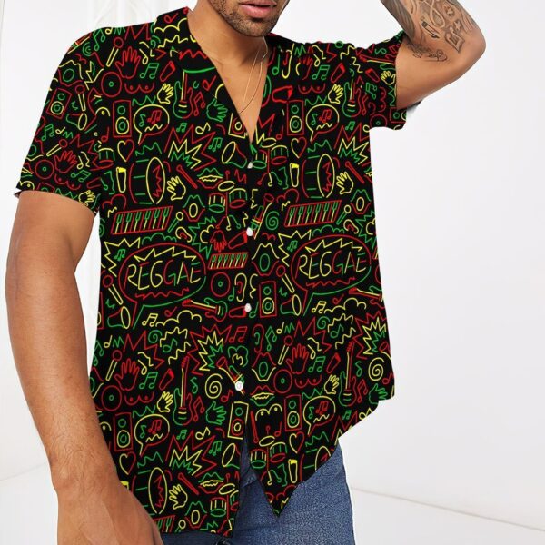 Gearhuman 3D Reggae Hawaii Shirt ZK1406214 Hawai Shirt