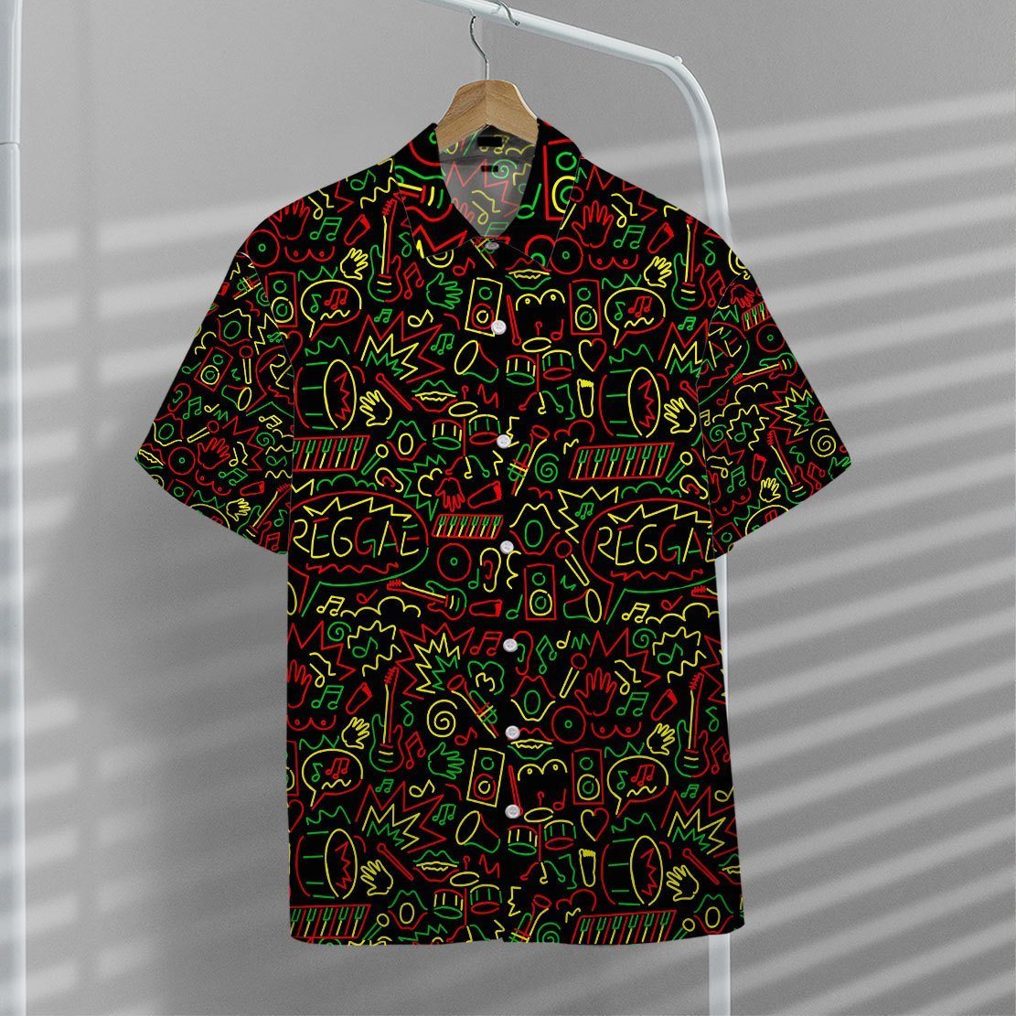 Gearhuman 3D Reggae Hawaii Shirt ZK1406214 Hawai Shirt