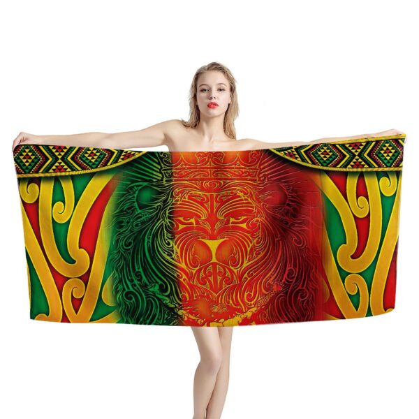 Gearhuman 3D Reggae Lion Custom Towel GW1806212 Towel