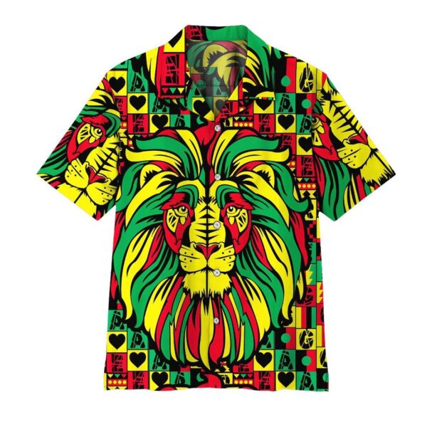 Gearhuman 3D Reggae Music Celebration Hawaii Shirt ZK1406213 Short Sleeve Shirt Short Sleeve Shirt S 