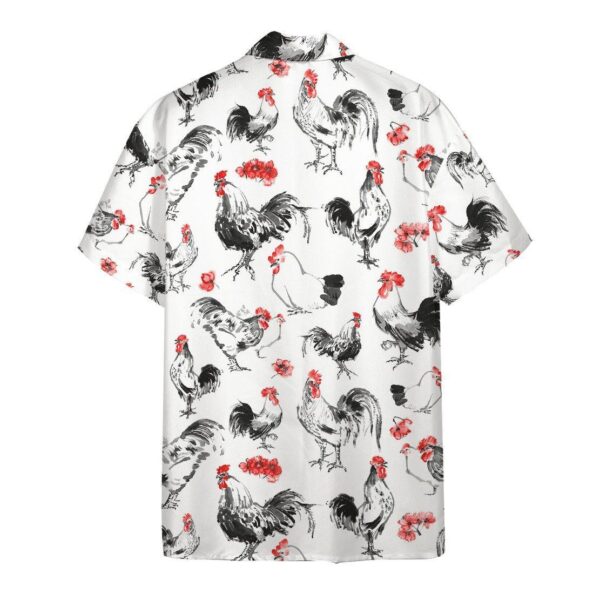 Gearhuman 3D Rooster Hawaii Shirt ZK0406213 Hawai Shirt