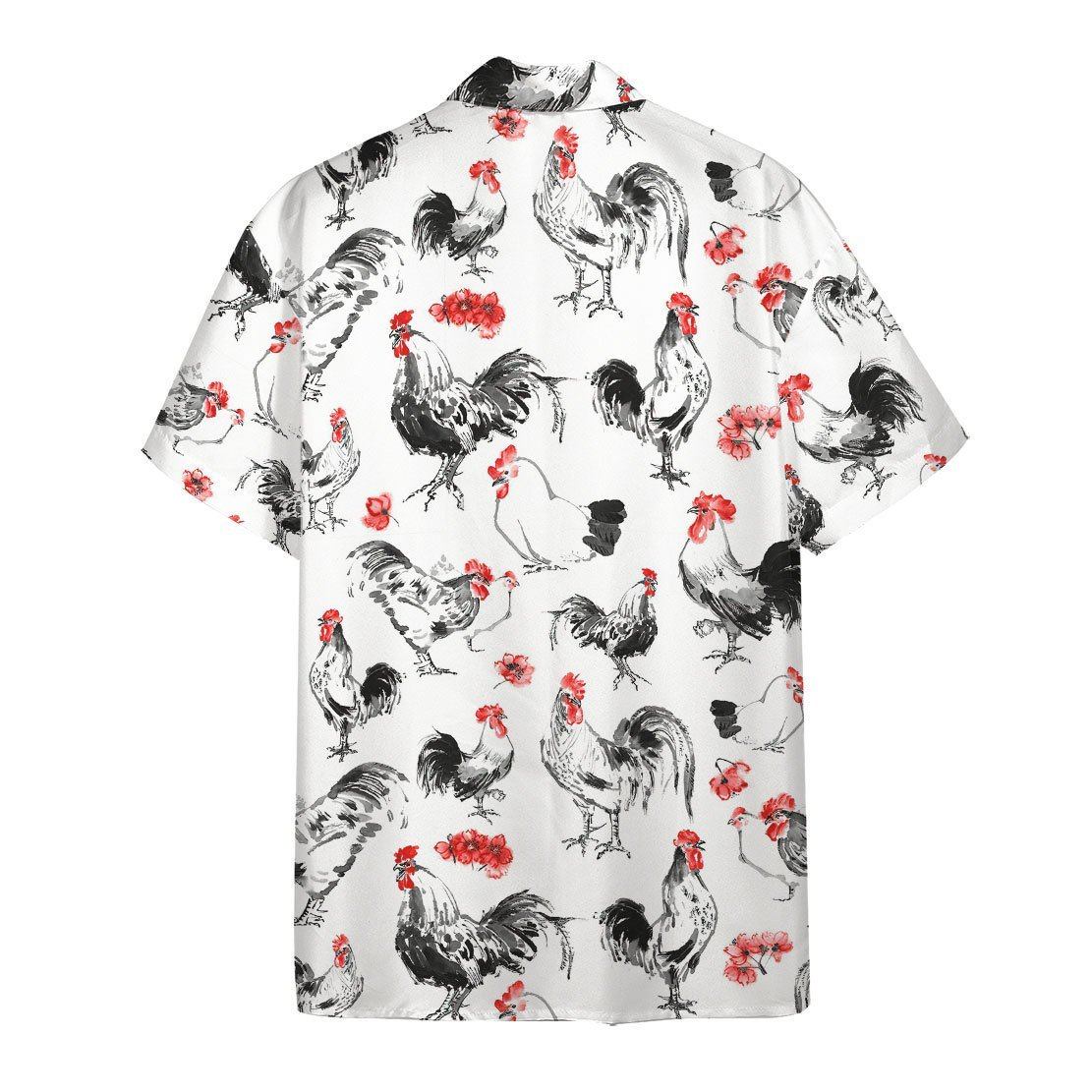 Gearhuman 3D Rooster Hawaii Shirt ZK0406213 Hawai Shirt