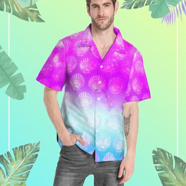 Gearhuman 3D Sea Shell Color Hawaii Shirt ZC0306217 Hawai Shirt 