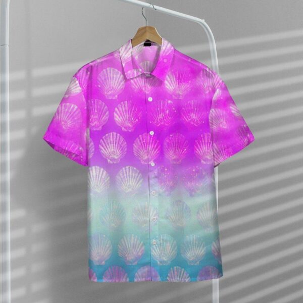 Gearhuman 3D Sea Shell Color Hawaii Shirt ZC0306217 Hawai Shirt 