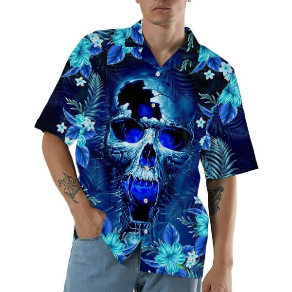 Gearhuman 3D Skull Hawaii Shirt ZZ1006211 Hawai Shirt
