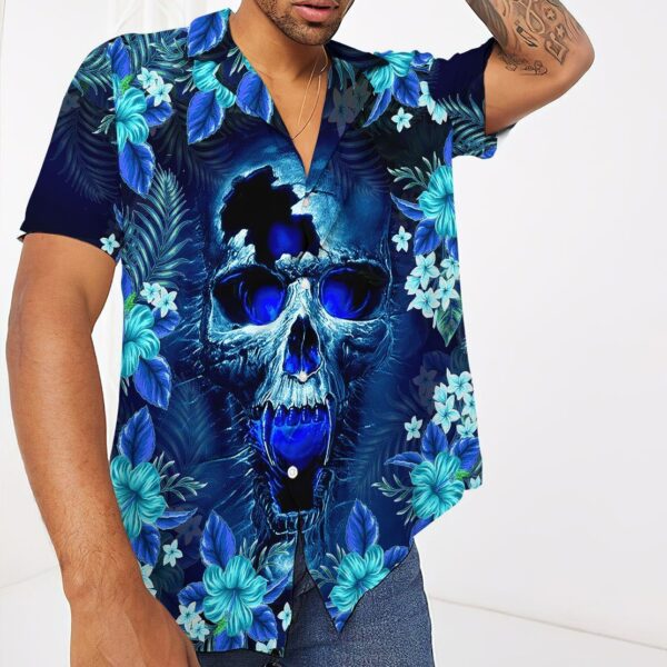 Gearhuman 3D Skull Hawaii Shirt ZZ1006211 Hawai Shirt