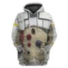 Gearhuman 3D Space Sain Suit Unit Custom Hoodie Apparel GN18091 3D Apparel Hoodie S