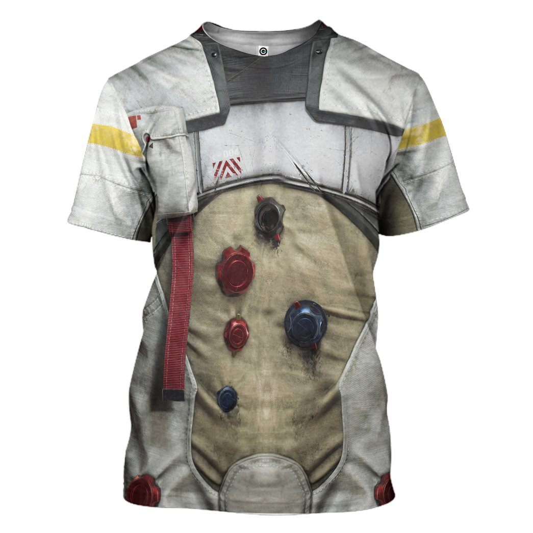 Gearhuman 3D Space Sain Suit Unit Custom Tshirt Apparel GN18091 3D T-shirt T-Shirt S