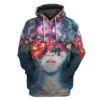 Gearhuman 3D Space Thoughts Custom Fleece Hoodie Apparel GW08041 3D Custom Fleece Hoodies Hoodie S