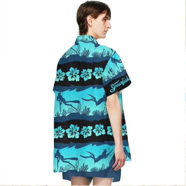 Gearhuman 3D Spearfishing Custom Name Hawaii Shirt ZZ1106219 Hawai Shirt 