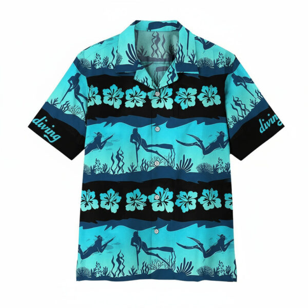 Gearhuman 3D Spearfishing Custom Name Hawaii Shirt ZZ1106219 Hawai Shirt Short Sleeve Shirt S 