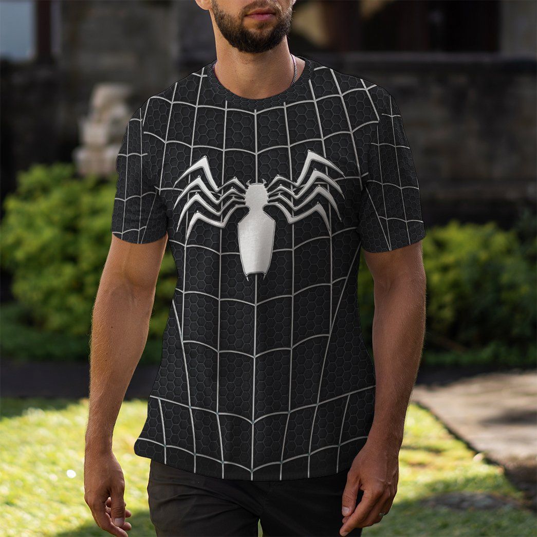 Gearhuman 3D Spider Man Venom Custom Tshirt Apparel GW051014 3D T-shirt