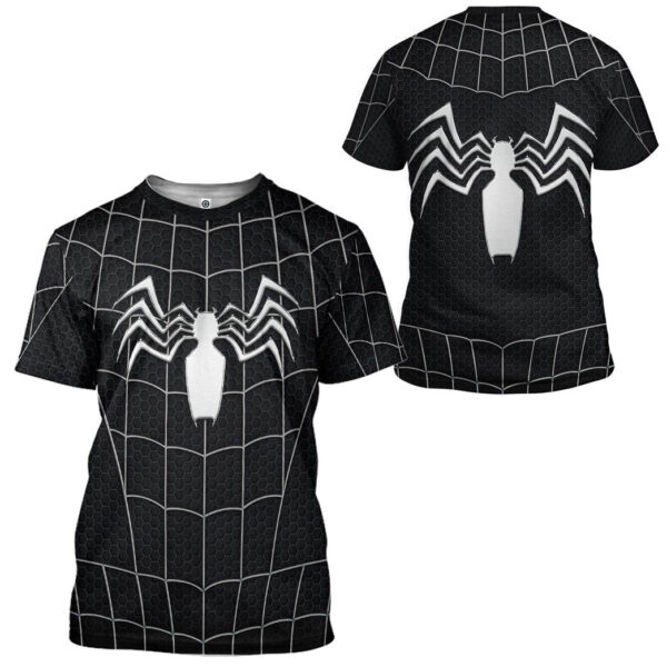 Gearhuman 3D Spider Man Venom Custom Tshirt Apparel GW051014 3D T-shirt