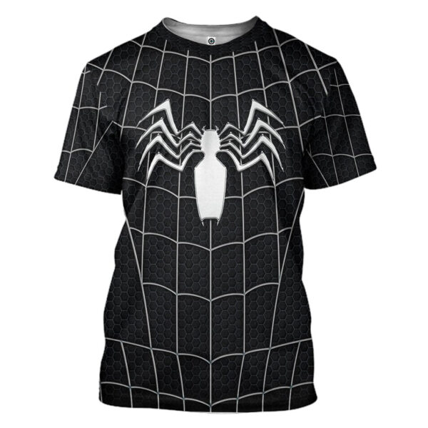 Gearhuman 3D Spider Man Venom Custom Tshirt Apparel GW051014 3D T-shirt T-Shirt S 